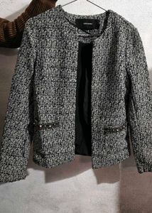 Textured Tweed Jacket