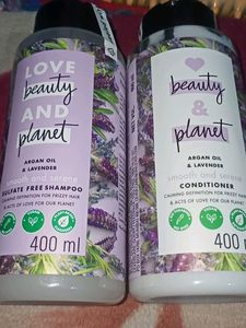 Love Beauty &amp; Planet Shampoo And Conditioner