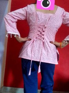 adjustable short kurti sale