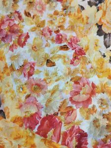 Floral Georgette saree
