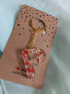 Customised Resin Alphabet Keychains