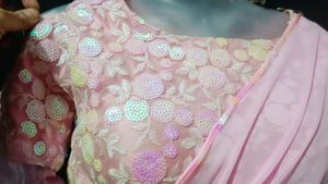 Trendy Frill Organza Saree🤩, From Instagram