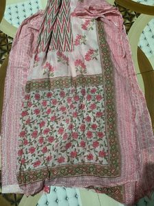 Pink Embroidered Kurta Set
