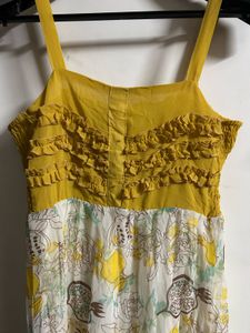 Yellow Floral Dress