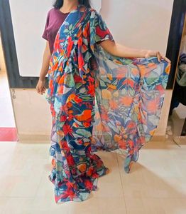 Pre Draped Saree 💙