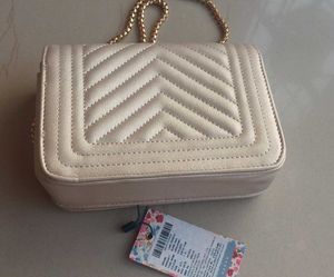 Lino perros gold toned quilted sling Bag