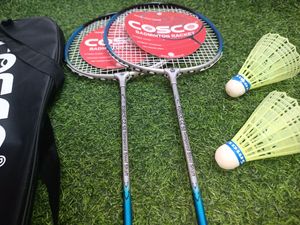 Cosco Racket Set With 2 Cocks Combo