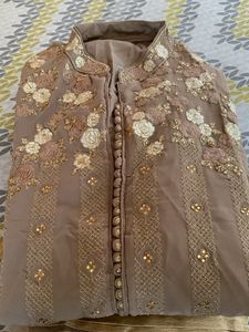 Festive/wedding Wear 3 Piece Floor Length Gown