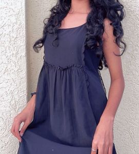 black one peace dress