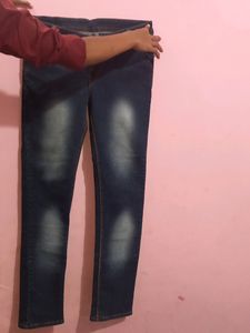 Navy Blue Fashionable Man&#39;s Jeans