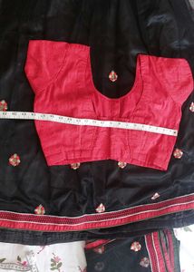 Black Lehenga Set With Satin Lining