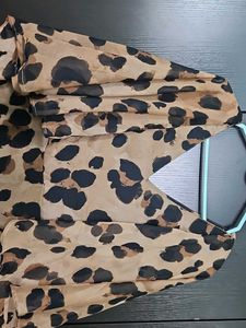 Leopard Print Layered Top