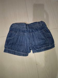 Denim Girls Shorts