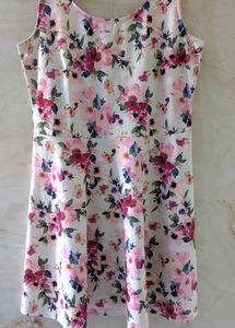 Floral Fit &amp; Flare Dress - Myntra