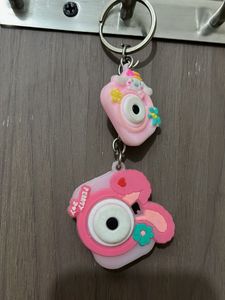 Double Camera Key Chain