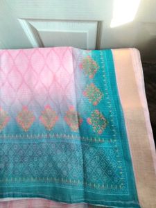 Pink &amp; Teal Dupatta💓