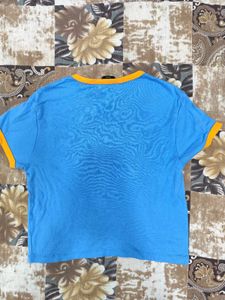 Funky Club Graphic Crop Tee