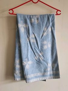 Blue Floral Towel