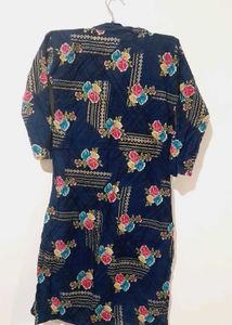 Floral Print Kurta