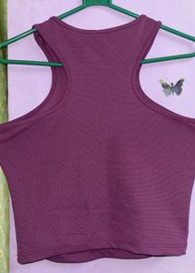 Purple  Co- Set Top And Pants