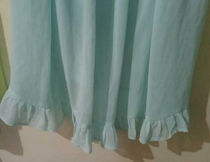 blue color maxi dress for women