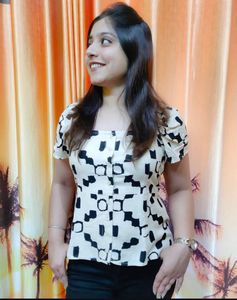 White H & M Top