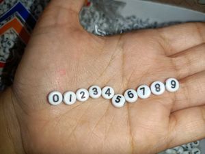 Number Beads for Crafting