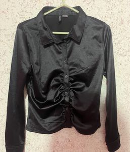 H&amp;M Satin Finish Shirt