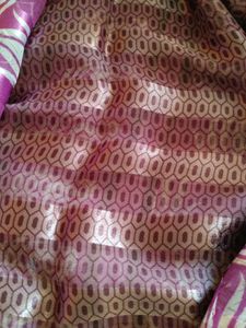 Crepe Lavender Colour Saree