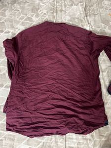 Long Sleeve Stand Collar Shirt