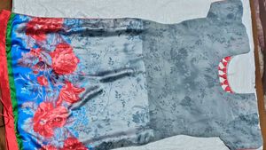 Red Full Suit Silk
