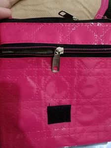 Pink Girlish Sling Bag