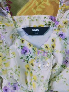 Max Peplum Top ( Middle Button Missing)