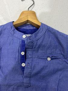 Boy&#39;s Blue Casual Shirt