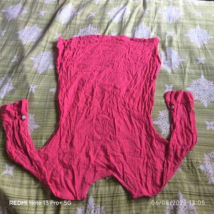 Pink Embroidered Dress