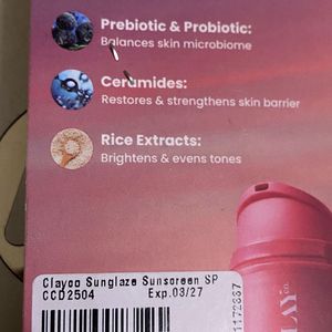 CLAYco Sunscreen Sample