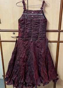 Maroon Midi For Small Girls