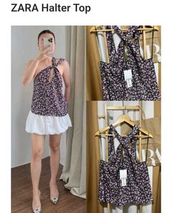 Zara Floral Halter Top