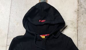 Black Felties Zip-Up Hoodie