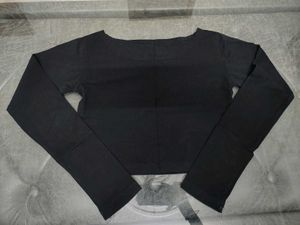 Black Long Sleeve Top