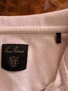 Rare Rabbit White Polo T-Shirt