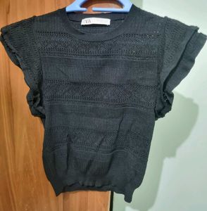 Zara Double Layer Sleeve Top