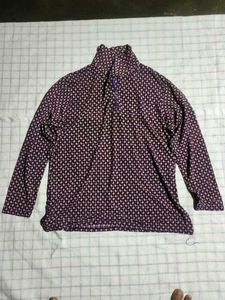 Patterned Purple Pullover