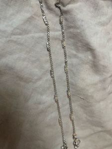 women real silver payal