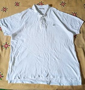 Lacoste White Polo Shirt