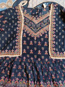 Boho Print Short Kurti/Mini Dress