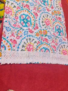 Women Printed Cotton Blend Kurta