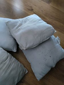 3 pc multicolored cushion and covers