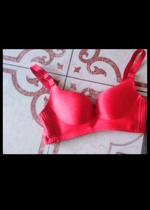 Red Padded Pushup Bra
