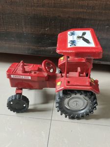 Red Tractor Trolley Pull Away Toy | Farmtrac Tractor with Trolley Toy Replica Toy Vehicle Model for 2 3 Year Old and Above Kids, Pack of 1, Blue